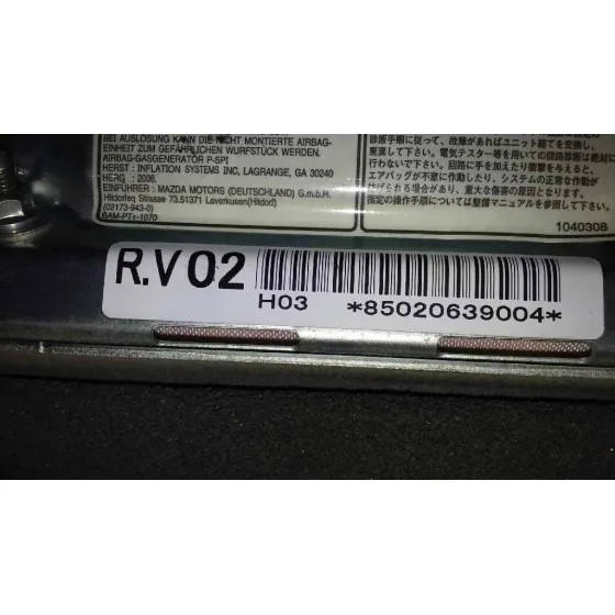 Airbag Delantero Derecho para Mazda 6 Monovolumen (Gy)