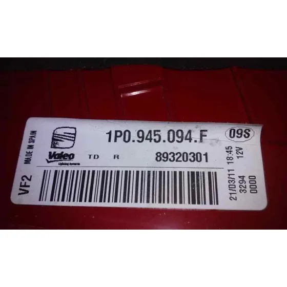 Piloto Trasero Derecho Interior para Seat Leon (1P1)