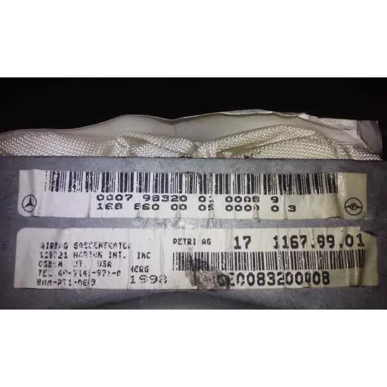 Airbag Delantero Derecho para Mercedes-Benz Clase A (W168)