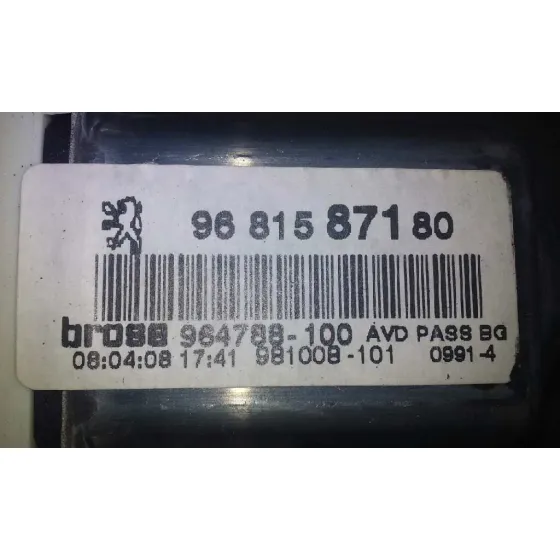 Motor Elevalunas Delantero Derecho para Peugeot 307 Break/Sw (S2)