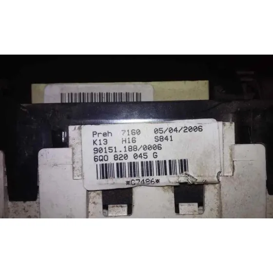 Mando Calefaccion / Aire Acondicionado para Volkswagen Polo (9N3)
