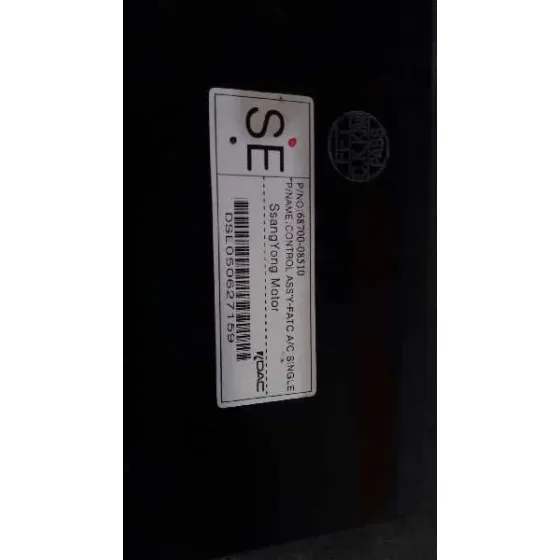 Mando Climatizador para Ssangyong Rexton