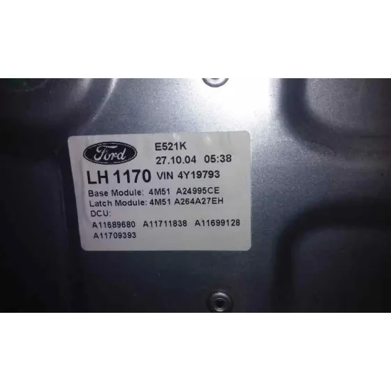 Elevalunas Trasero Izquierdo para Ford Focus Berlina (Cap)