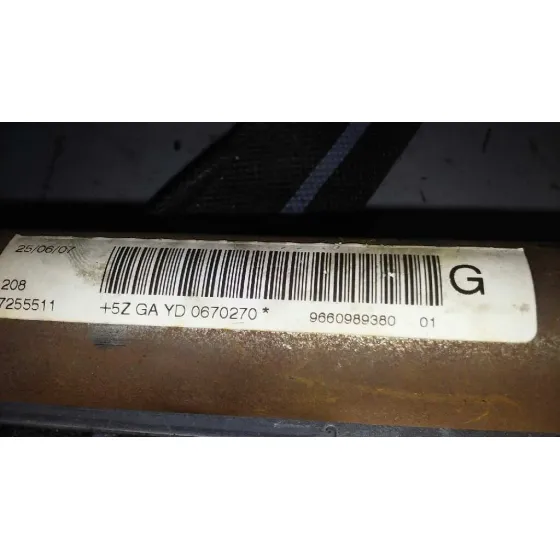 Airbag Cortina Delantero Izquierdo para Peugeot 407