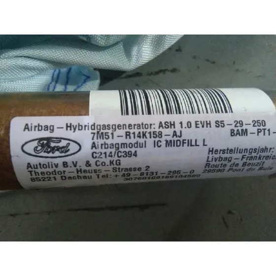 Airbag Cortina Delantero Izquierdo para Ford Kuga (Cbv)