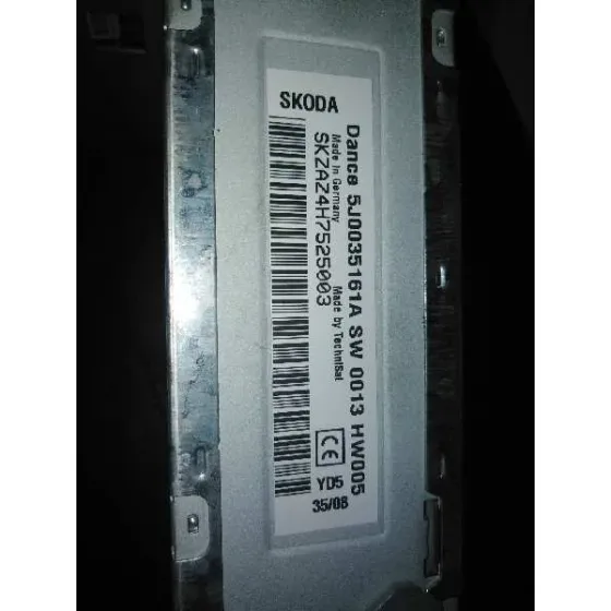 Sistema Audio / Radio Cd para Skoda Fabia (5J2 )