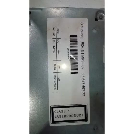Sistema Audio / Radio Cd para Citroën C4 Berlina