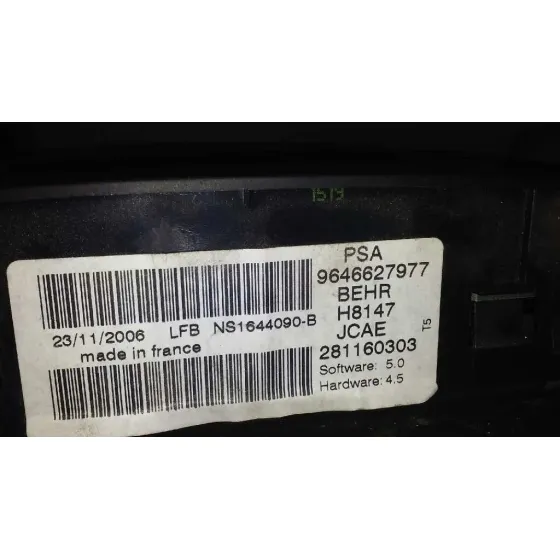 Mando Climatizador para Peugeot 307 Berlina (S2)