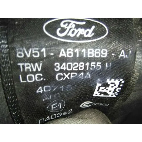Cinturon Seguridad Trasero Izquierdo para Ford Fiesta (Ccn)