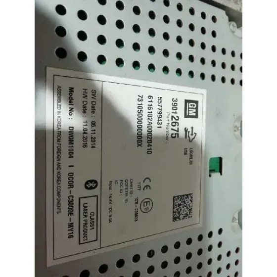 Sistema Audio / Radio Cd para Opel Corsa E