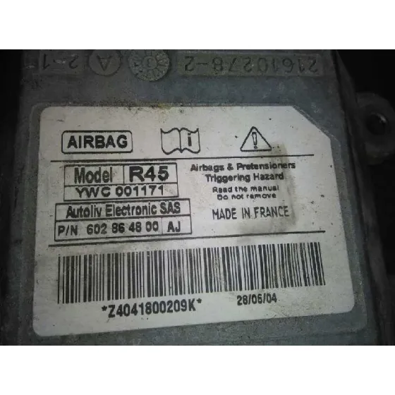 Centralita Airbag para Mg Serie 45 (T/Rt)