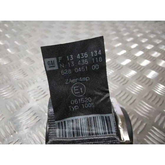 Cinturon Seguridad Delantero Derecho para Opel Corsa D
