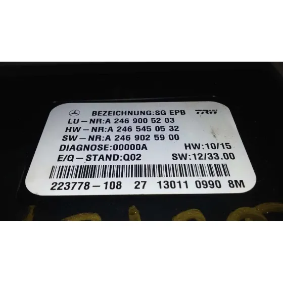 Modulo Electronico para Mercedes-Benz Clase Cla (W117)