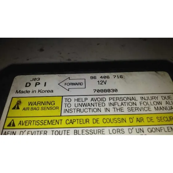 Centralita Airbag para Daewoo Lacetti