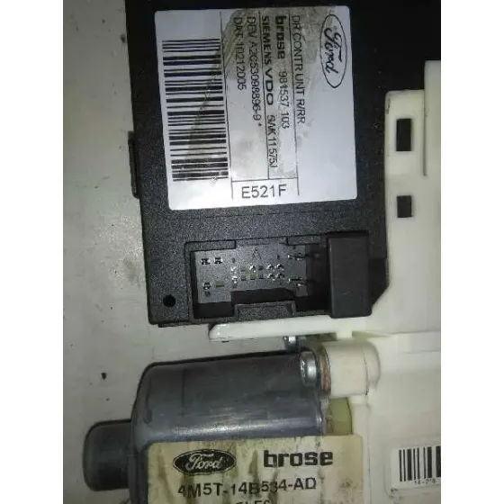 Motor Elevalunas Trasero Derecho para Ford Focus Berlina (Cap)