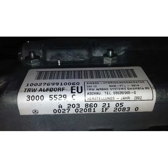 Airbag Lateral Delantero Izquierdo para Mercedes-Benz Clase C (W203) Sportcoupe