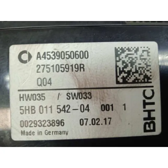 Mando Calefaccion / Aire Acondicionado para Smart Forfour
