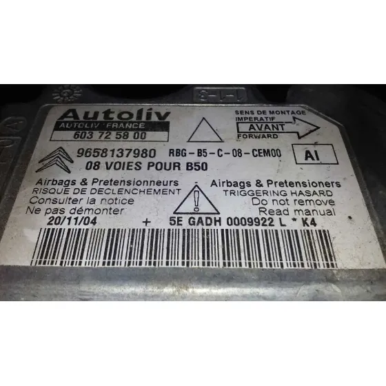 Centralita Airbag para Citroën C4 Coupe