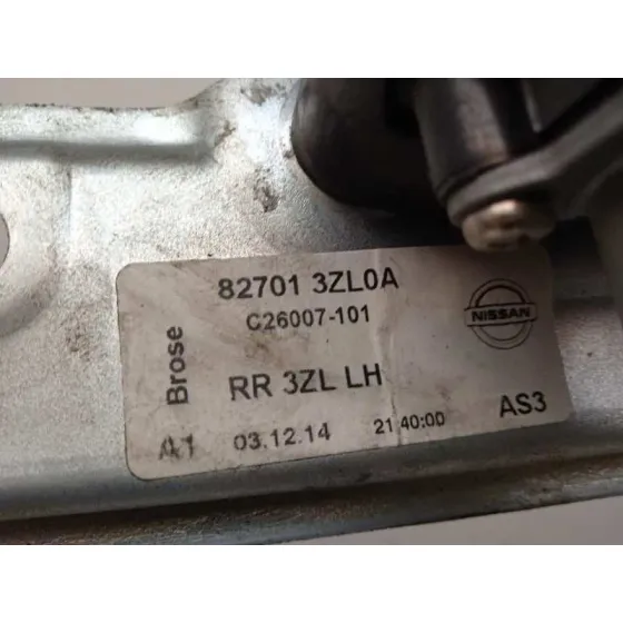 Elevalunas Trasero Izquierdo para Nissan Pulsar (C13)