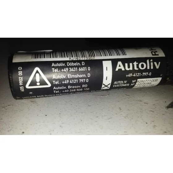 Pretensor Airbag Derecho para Opel Corsa D