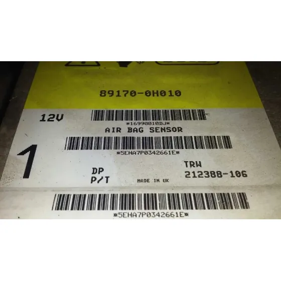 Centralita Airbag para Peugeot 107