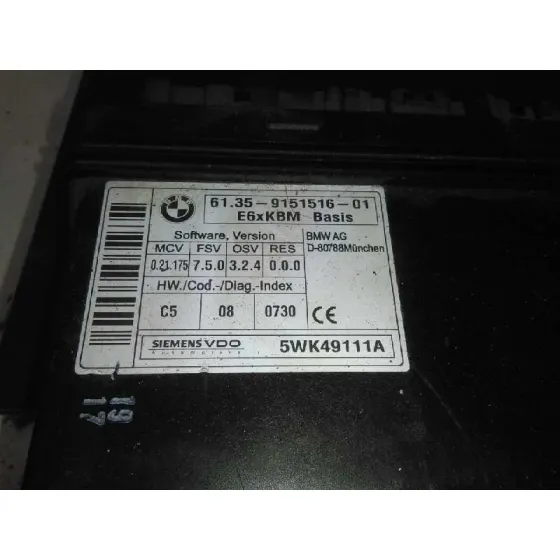 Modulo Electronico para Bmw Serie 5 Berlina (E60)