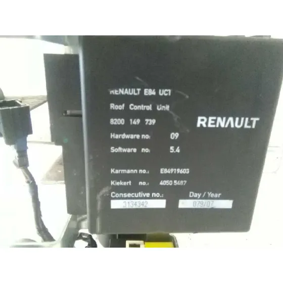 Motor Capota para Renault Megane Ii Coupe/Cabrio