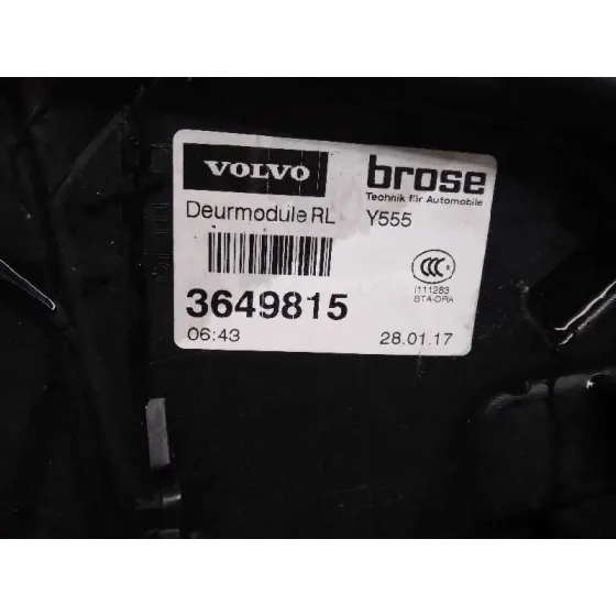 Elevalunas Trasero Izquierdo para Volvo V40