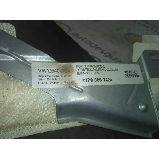 Airbag Cortina Delantero Derecho para Seat Leon (1P1)
