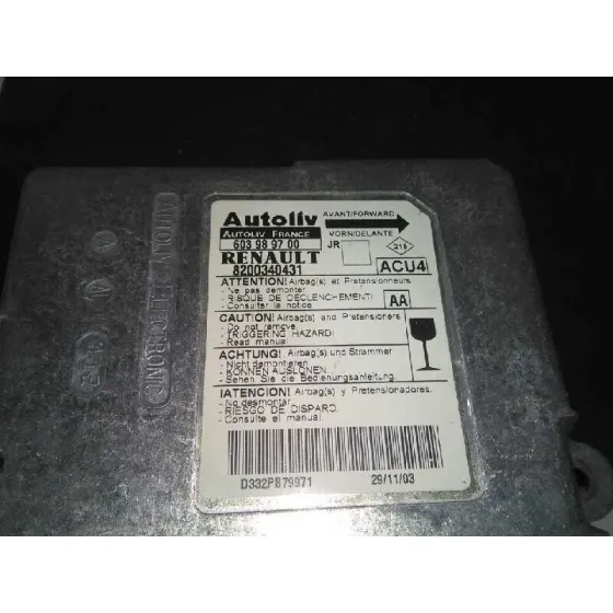 Centralita Airbag para Renault Scenic Ii