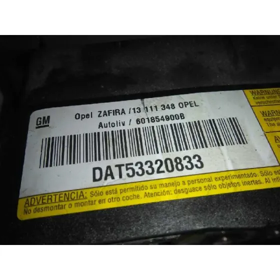 Airbag Delantero Izquierdo para Opel Zafira B