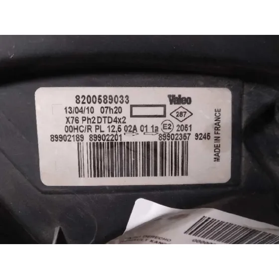 Faro Derecho para Renault Kangoo (F/Kc0)