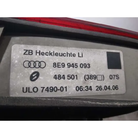 Piloto Trasero Izquierdo para Audi A4 Avant (8E)
