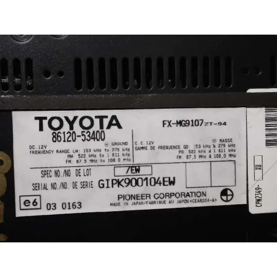 Sistema Audio / Radio Cd para Lexus Is200 (Ds2/Is2)