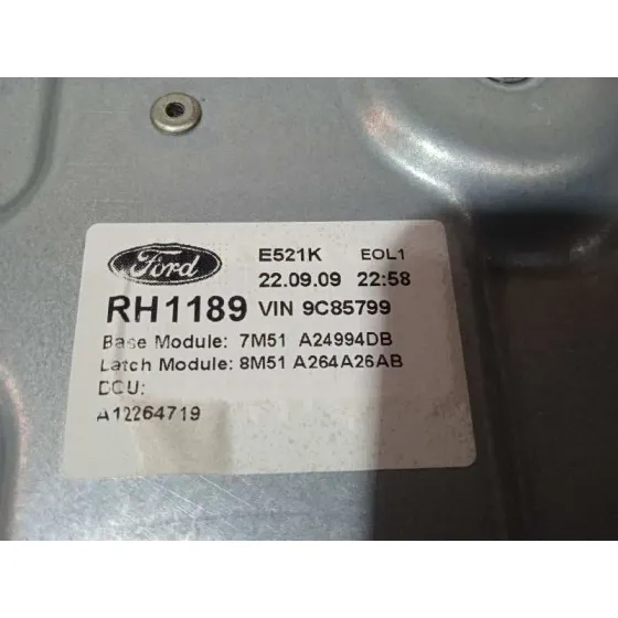 Elevalunas Trasero Derecho para Ford Focus Turnier (Cb4)