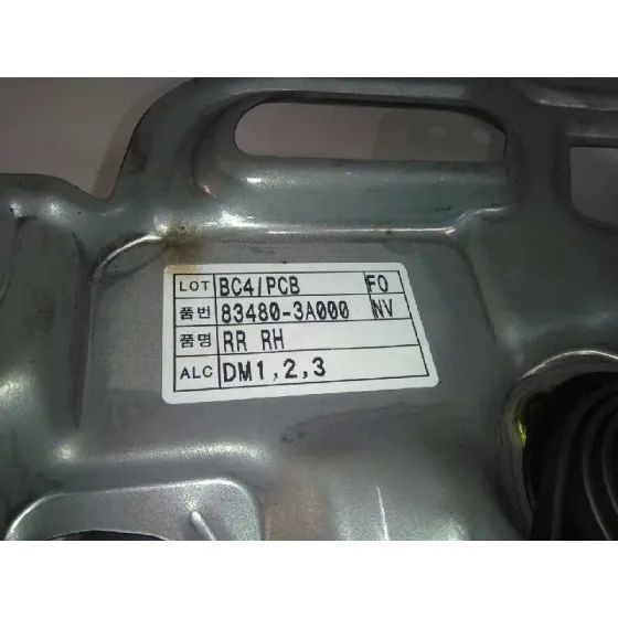 Elevalunas Trasero Derecho para Hyundai Trajet (Fo)