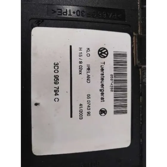 Motor Elevalunas Trasero Derecho para Porsche Cayenne (Typ 9Pa)