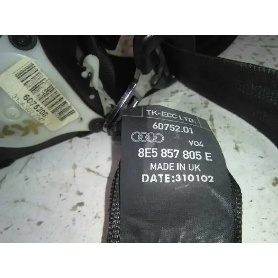 Cinturon Seguridad Trasero Derecho para Audi A4 Berlina (8E)