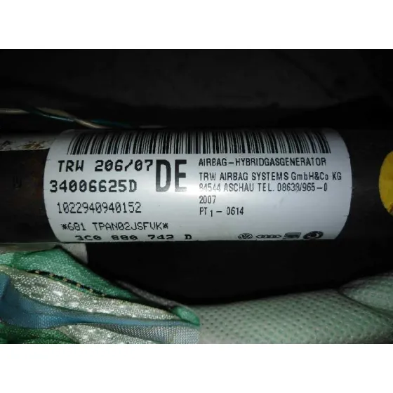 Airbag Cortina Delantero Derecho para Volkswagen Passat Berlina (3C2)