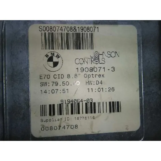 Sistema Audio / Radio Cd para Bmw X5 (E70)