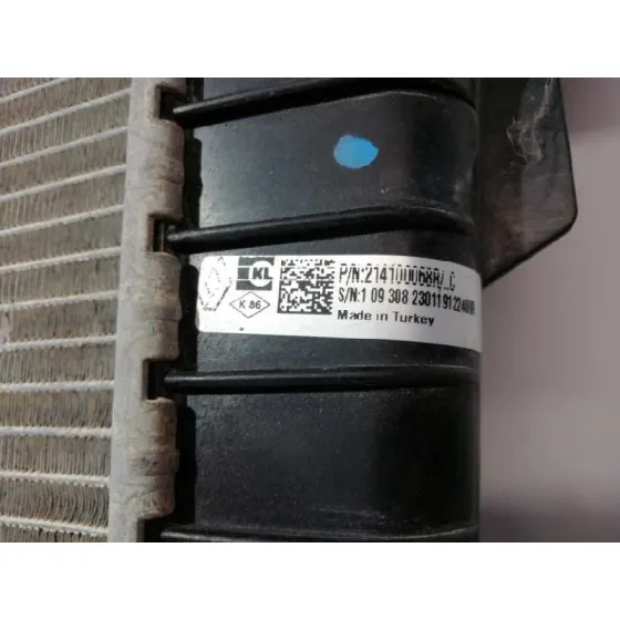 Radiador Agua para Renault Fluence