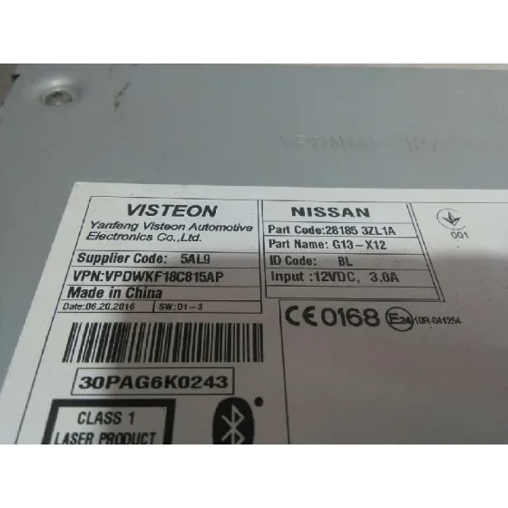 Sistema Audio / Radio Cd para Nissan Pulsar (C13)