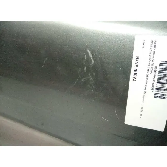 Puerta Trasera Derecha para Mitsubishi Montero Pinin (H60/H70)