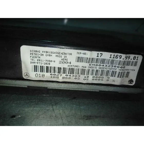 Airbag Delantero Derecho para Mercedes-Benz Vaneo (W414) Furgoneta Compacta