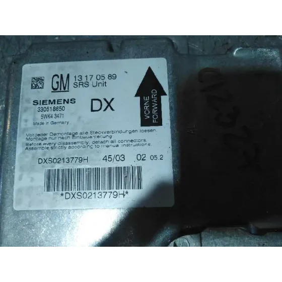 Centralita Airbag para Opel Vectra C Berlina