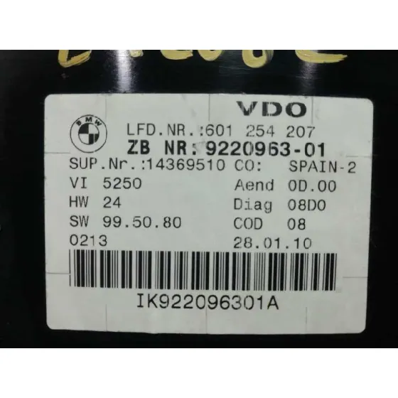 Cuadro Instrumentos para Bmw Serie 3 Berlina (E90)