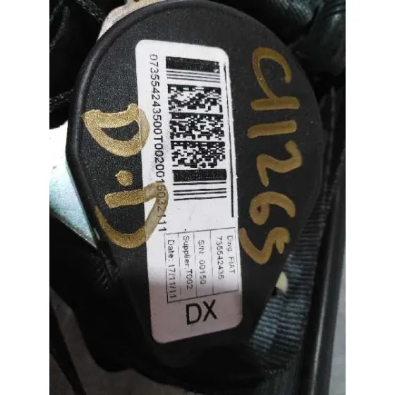 Cinturon Seguridad Delantero Derecho para Fiat Doblo