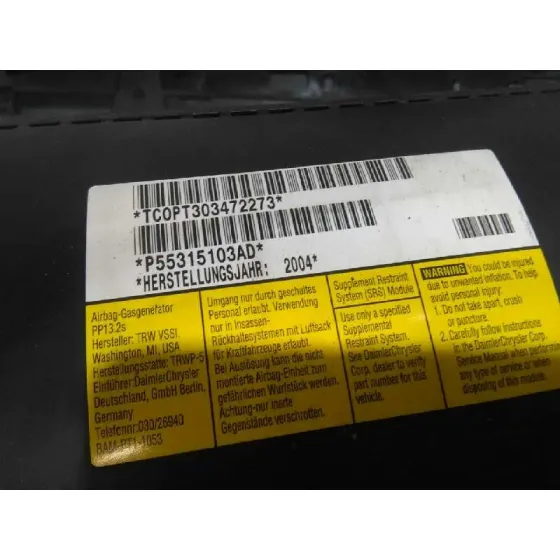 Airbag Delantero Derecho para Chrysler Jeep Cherokee (Kj)
