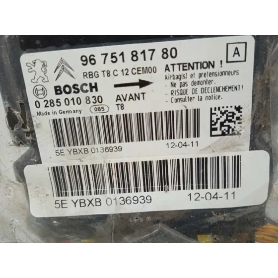 Centralita Airbag para Peugeot 3008