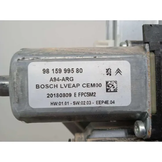 Elevalunas Trasero Izquierdo para Peugeot 2008 (--.2013->)